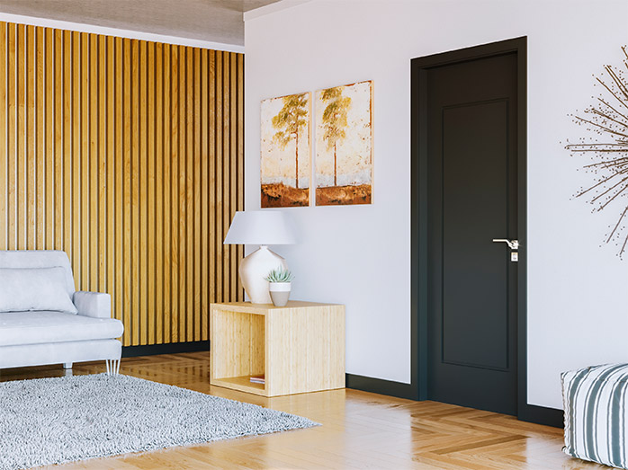 Portas internas revestidas de PVC